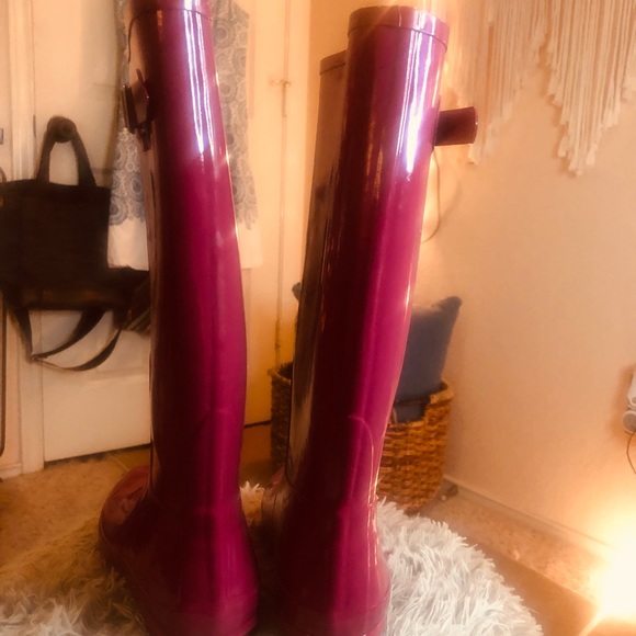 Nomad Rain Boots. Color Purple. Size 9.5 - Picture 3 of 7